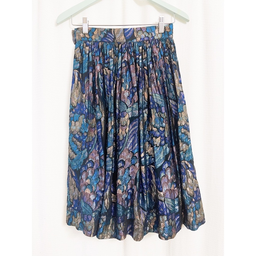 Vintage Cimone multicolour metallic skirt